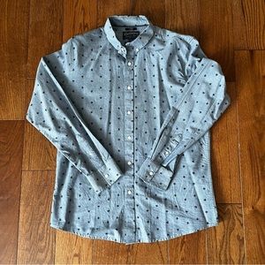 American Rag Button Down Top Grey